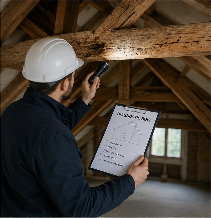 Diagnostic professionnel d’une structure en bois